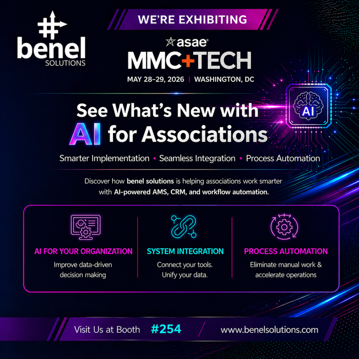 benel solutions Returns to ASAE MMC+Tech to Spotlight AI for ...